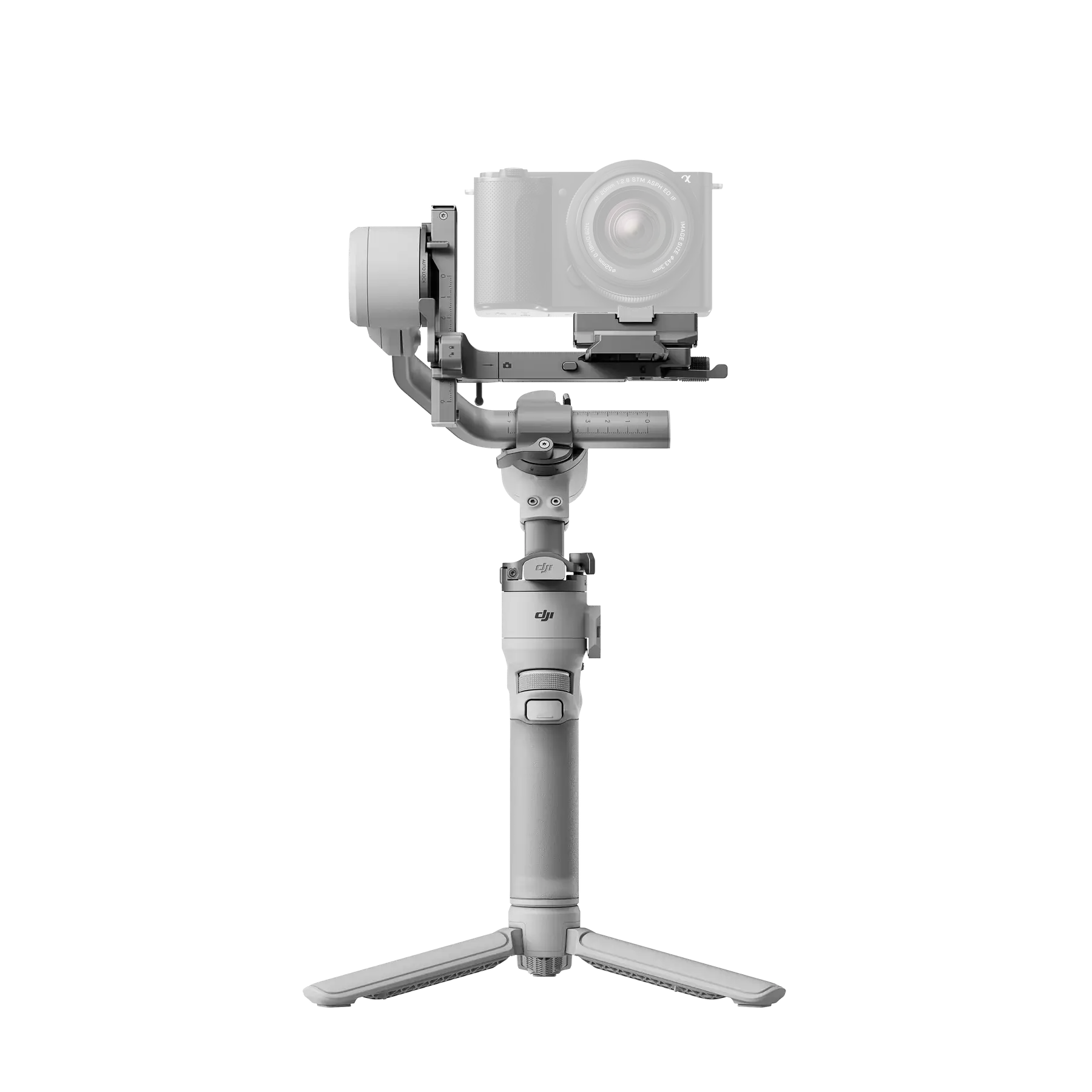 DJI RS 4 Mini with a mirrorless camera