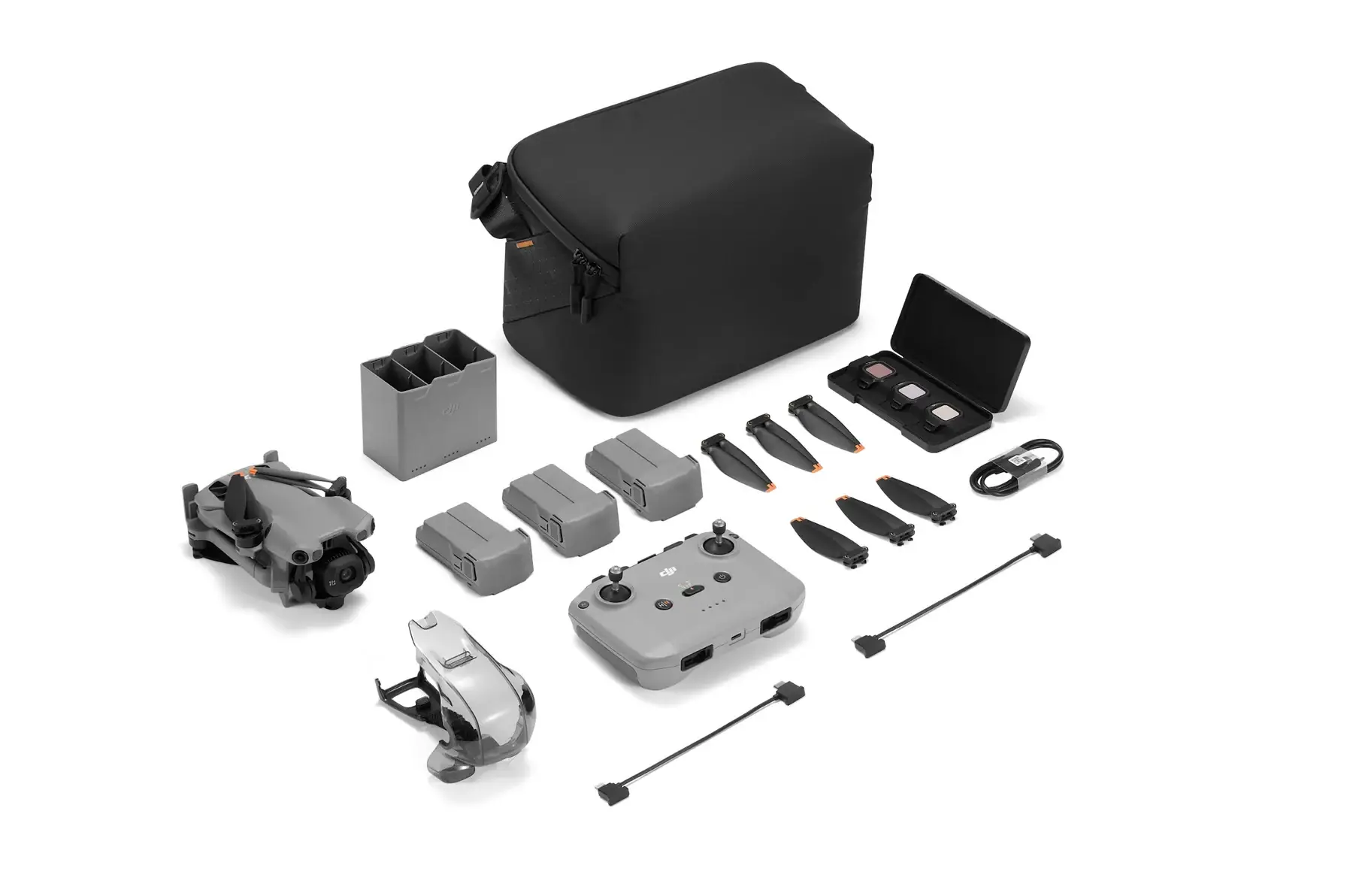 DJI Mini 5 Pro Fly More Combo with RC-N3 package contents