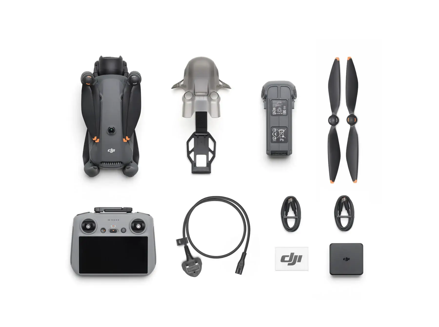 DJI Mavic 4 Pro standard kit flat lay