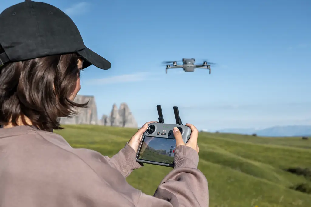 DJI RC 2 remote controller used with DJI Mini 5 Pro