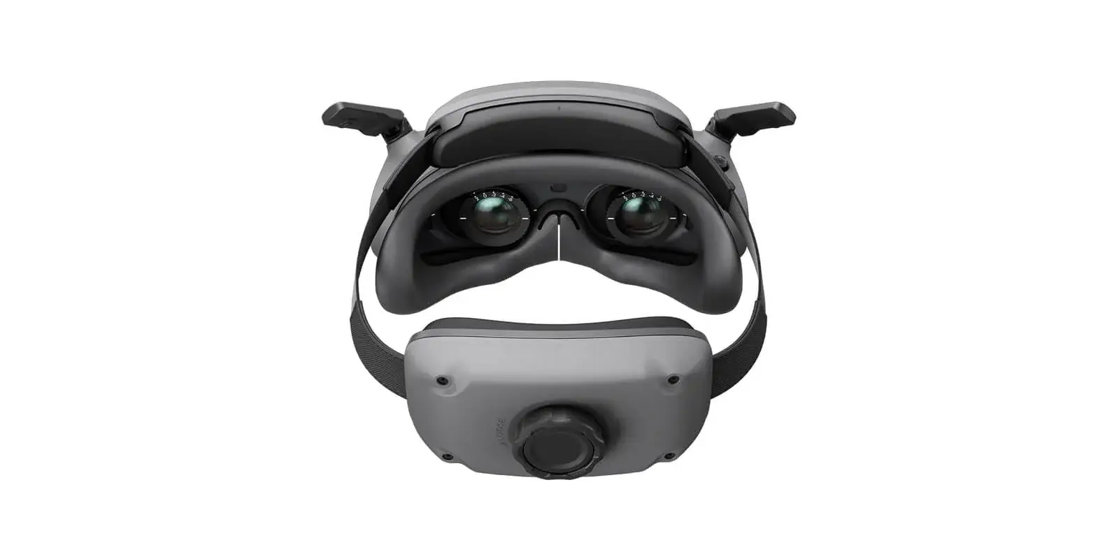 DJI Goggles 3 lenses and dioptre adjustment dials