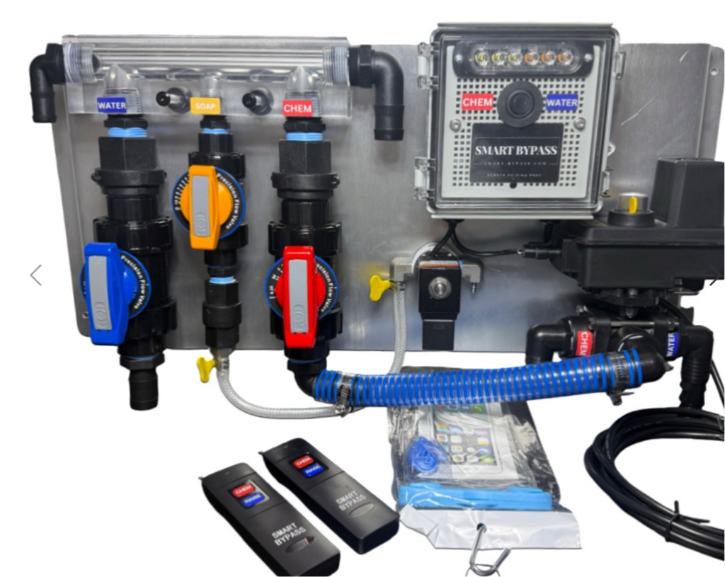 1” Remote Control System With Soft Washing Manifold