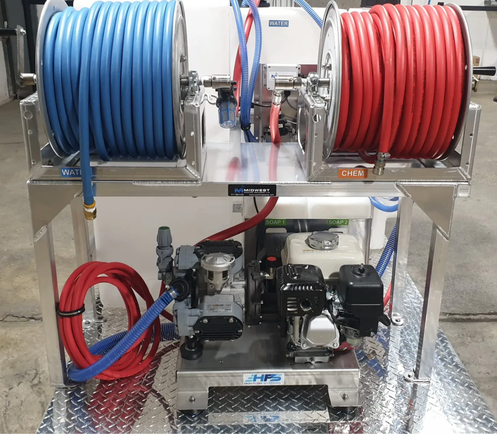 Soft Wash Skid System-Honda GX200, Comet or AR Pump
