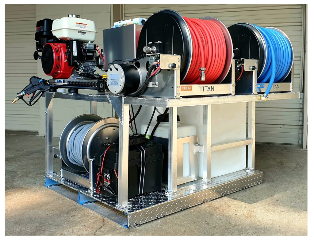 Compact Soft Wash & Pressure Washer Truck Skid