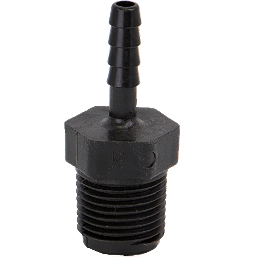 1/2″ NPT 1/4″ Barb Straight Fitting