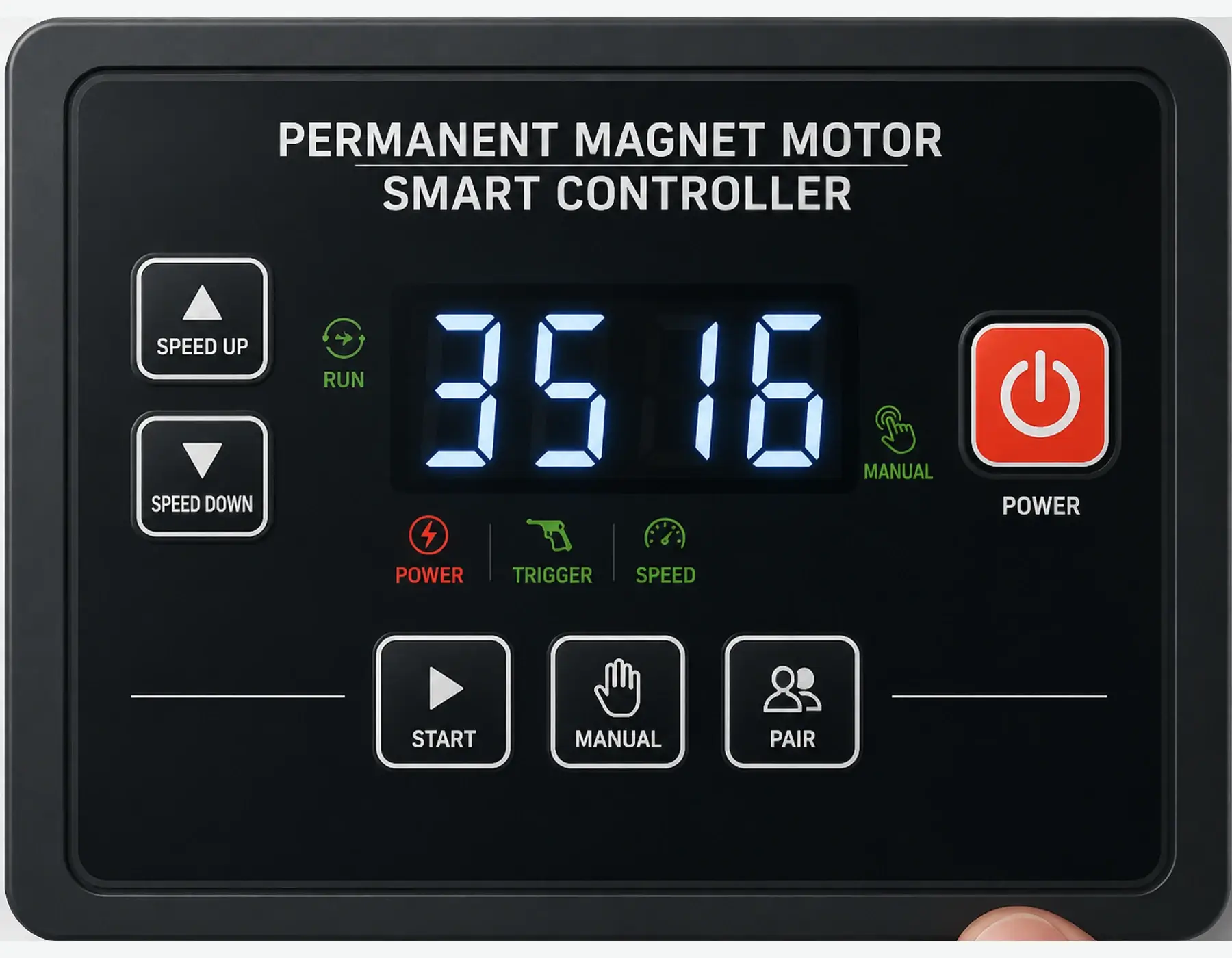 HoverWash Rig 13 permanent magnet motor pump controller