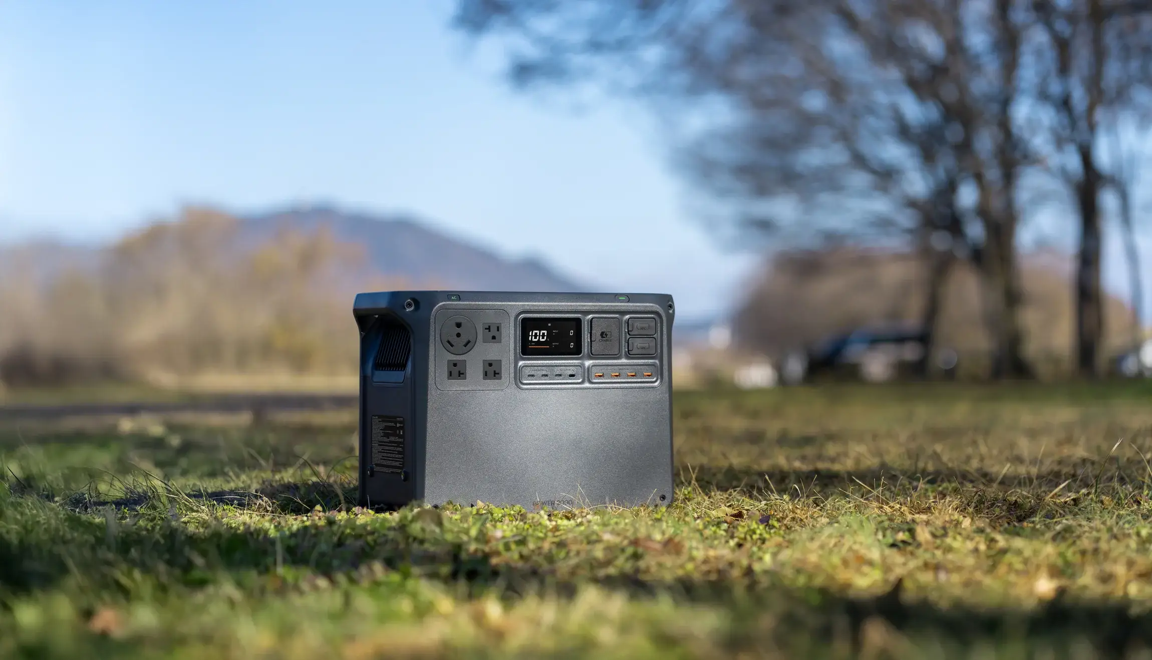 DJI Power 2000 in an outdoor working setup