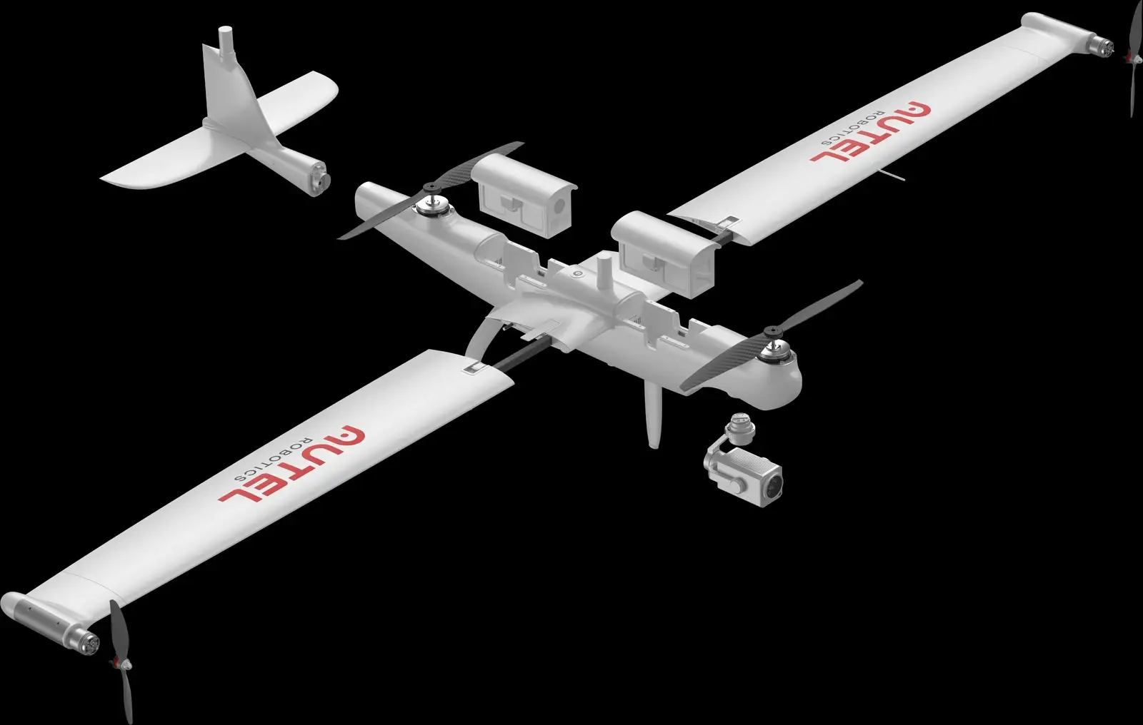 Autel Dragonfish Pro · official Autel pro-side illustration 2; accessories shown may be optional